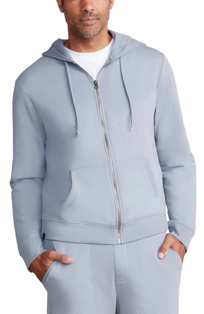 barefoot dreams Pima Cotton Fleece Zip Hoodie in Dolphin Blue Cover