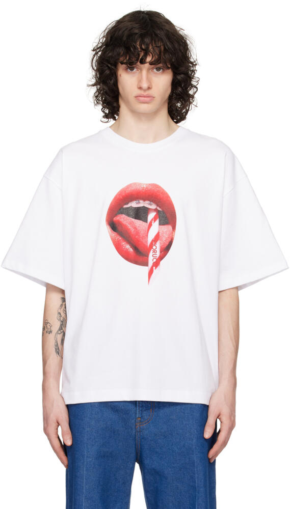 Fiorucci White Graphic T-Shirt Cover