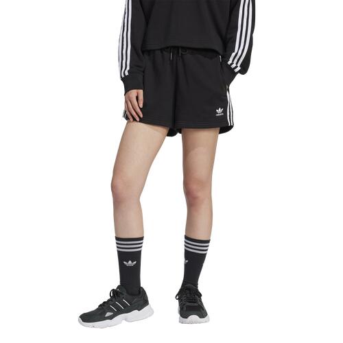 adidas Originals 3-Stripes FT Shorts - Womens Black/White Cover