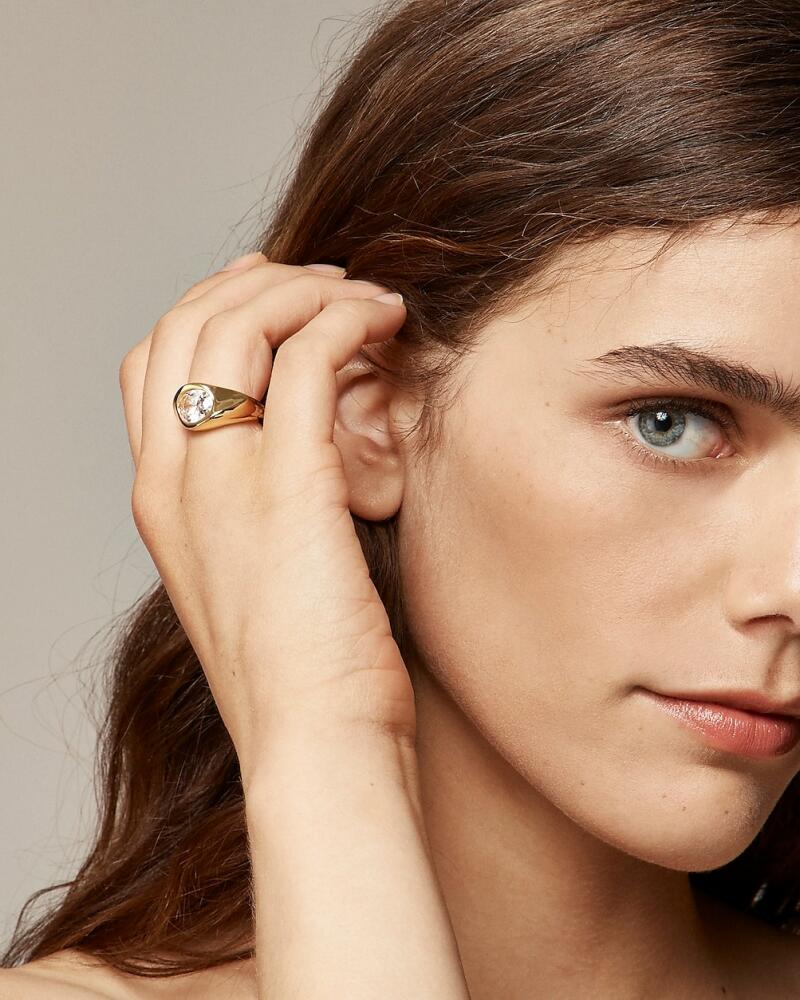 J.Crew Sculpted crystal ring Cover