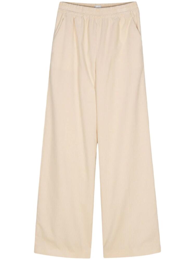 Eleventy wide-leg corduroy trousers - Neutrals Cover