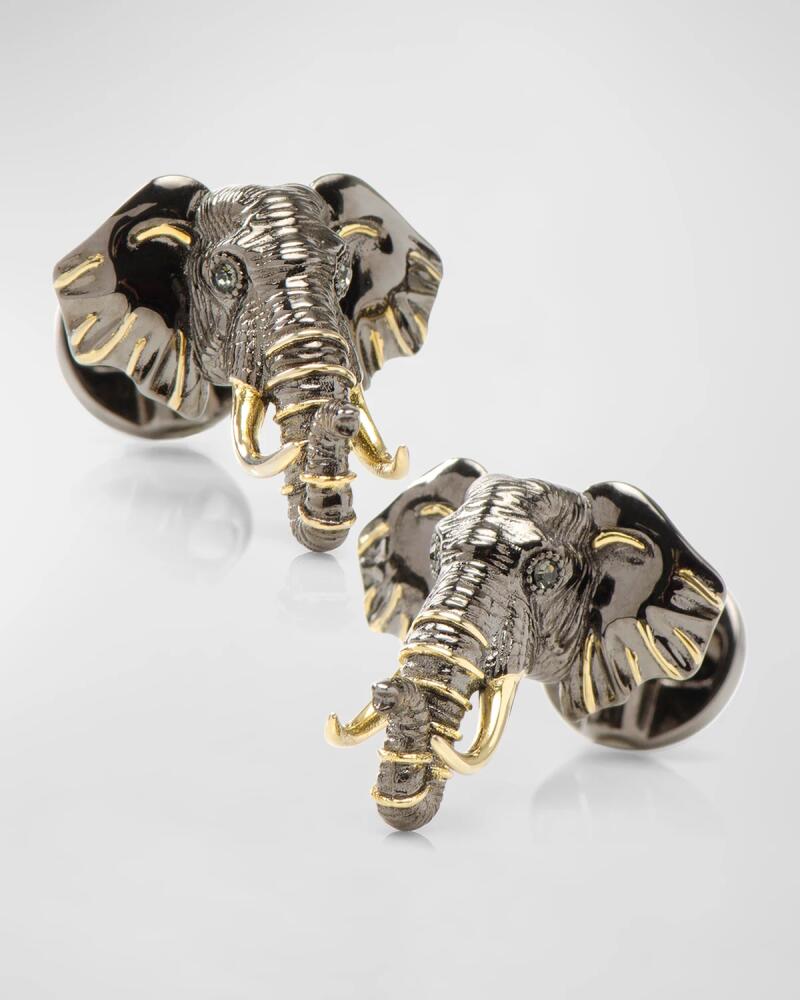 Cufflinks Inc. Men's Two-Tone Elephant Cufflinks Cover