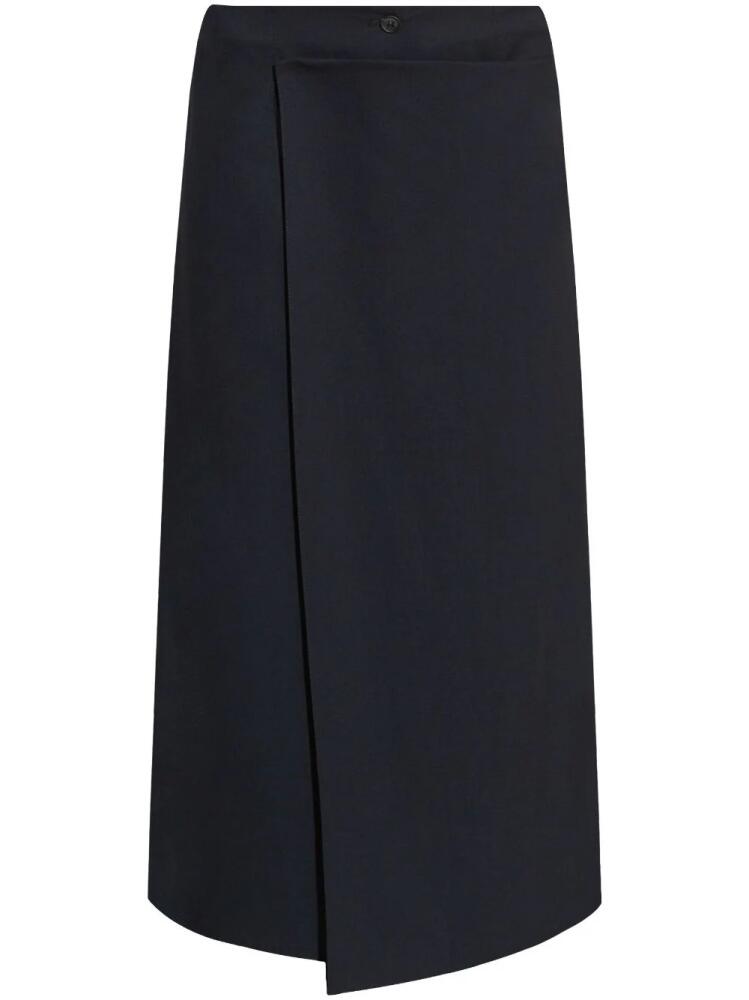 Fabiana Filippi pleat-detail midi skirt - Blue Cover