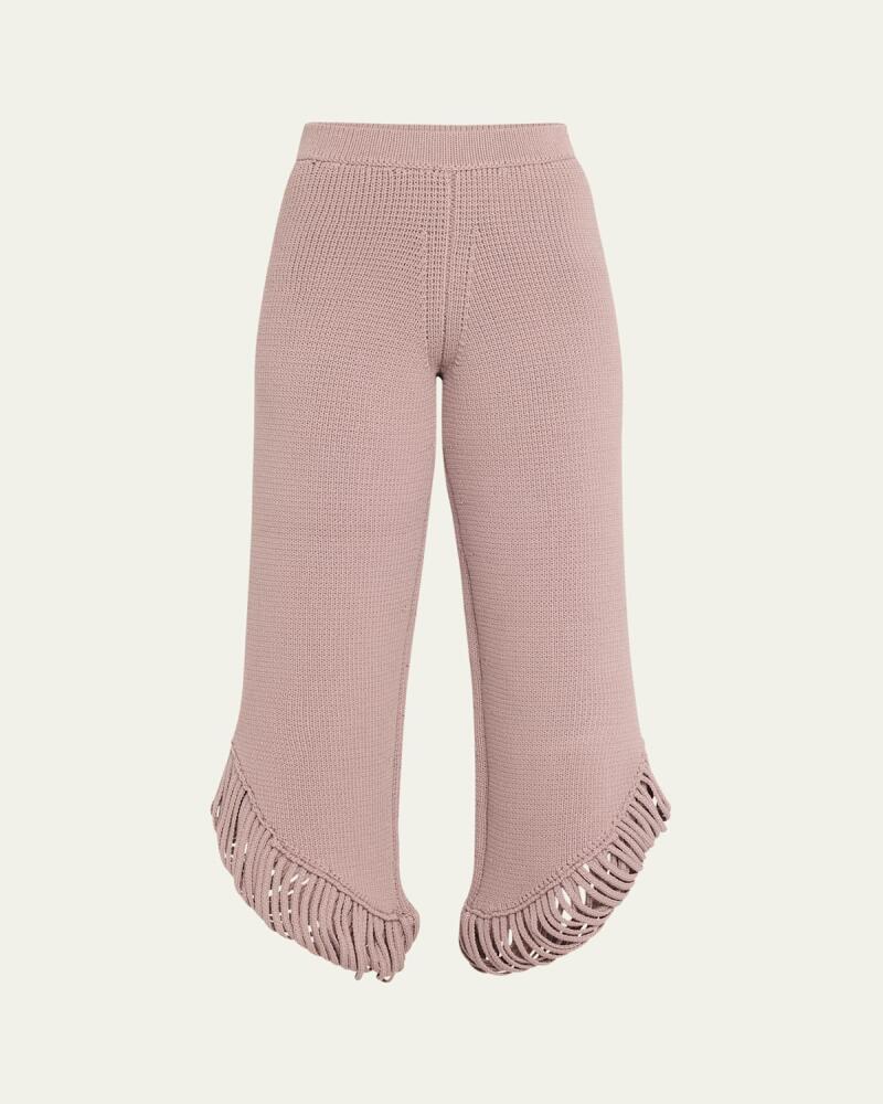 Diotima Lyssons Knit Loop Fringe Trousers Cover