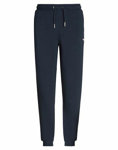 Fila Man Pants Navy blue Cotton, Polyester Cover