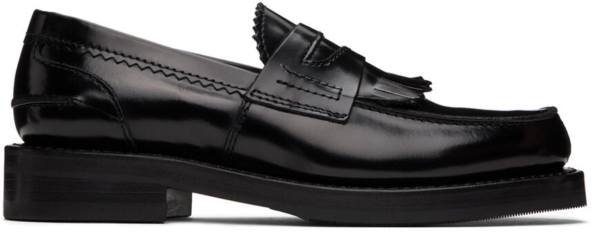 OUR LEGACY Black Fringed Loafers Cover