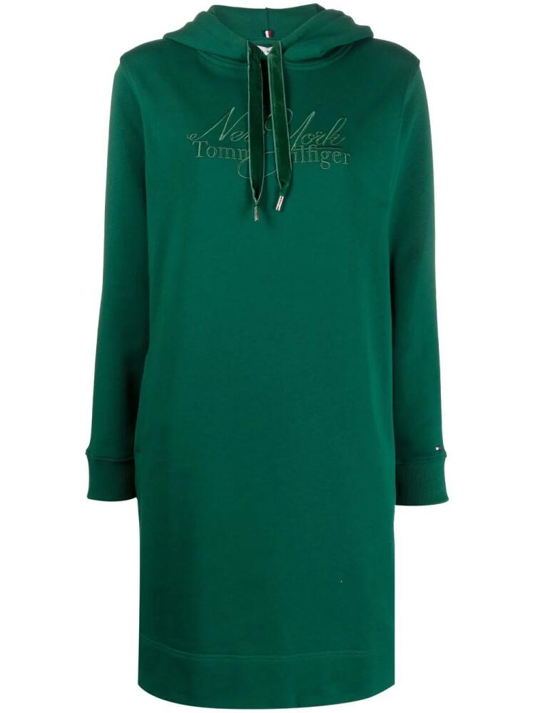 Tommy Hilfiger hoodie cotton dress - Green Cover