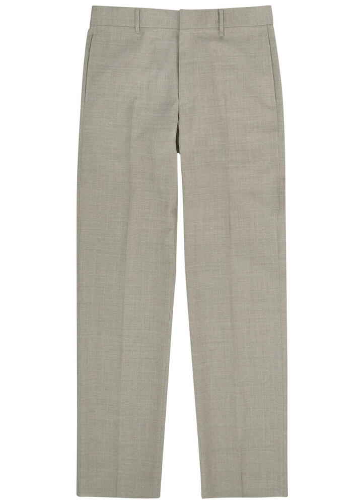 Givenchy Straight-leg Wool Trousers - Beige Cover