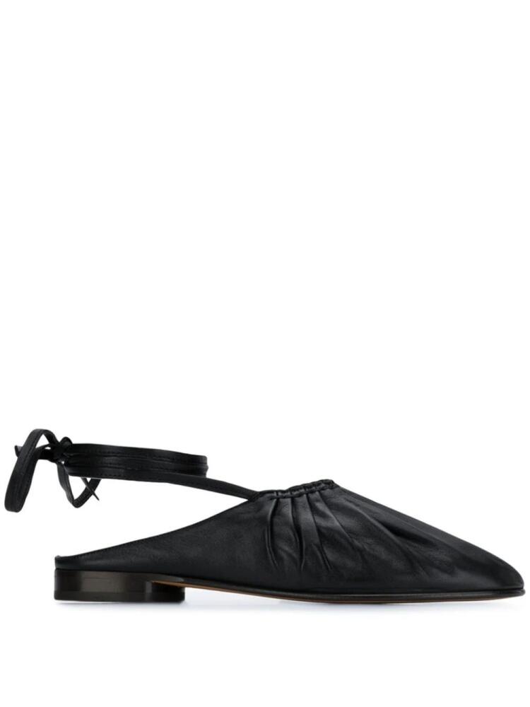 3.1 Phillip Lim Nadia lace up ballerina shoes - Black Cover