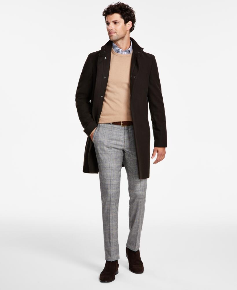 Calvin Klein Men's Mayden Slim-Fit Overcoat - Dark Olive Cover