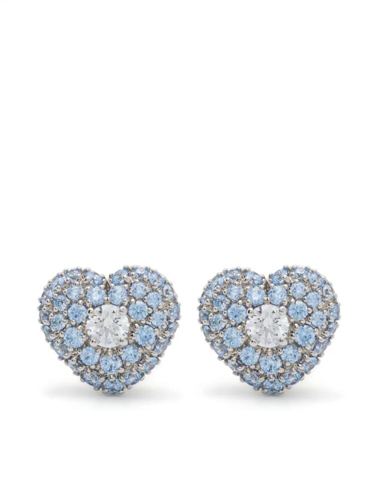 Swarovski Idyllia stud earrings - Blue Cover