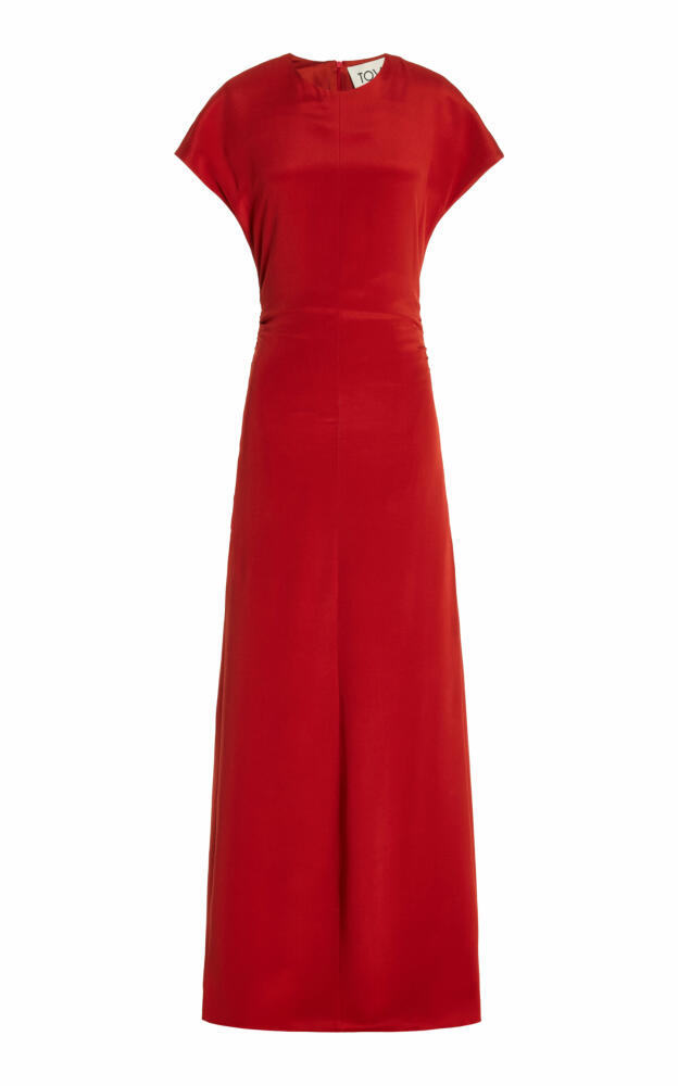 Tove - Neveah Stretch-Jersey Maxi Dress - Orange Cover