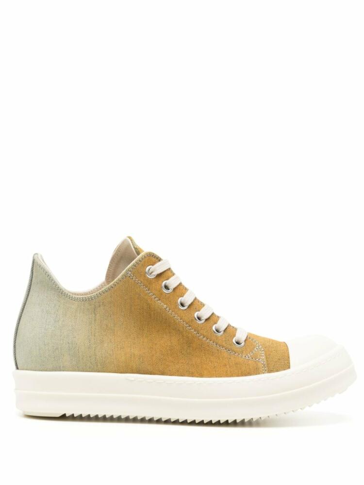 Rick Owens DRKSHDW Lido gradient-effect sneakers - Yellow Cover