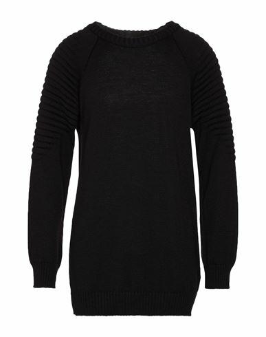 Les Hommes Man Sweater Black Wool, Acrylic Cover