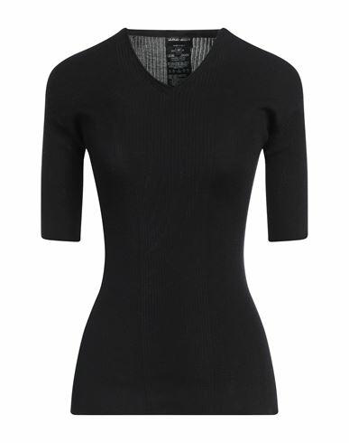 Giorgio Armani Woman Sweater Black Virgin Wool, Silk, Cashmere Cover