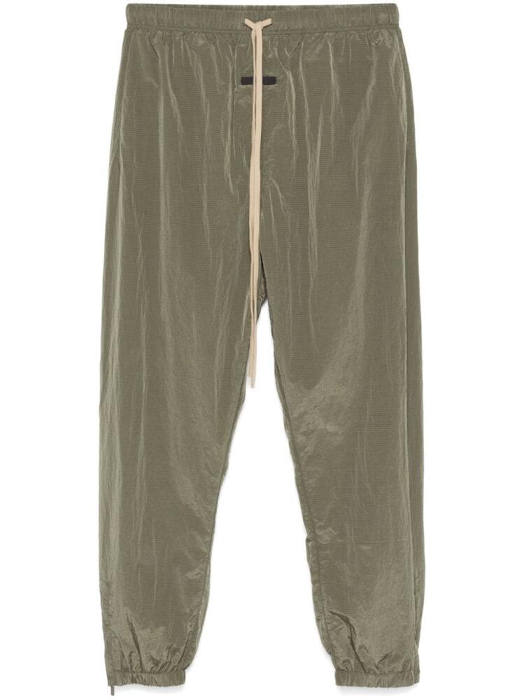 FEAR OF GOD ESSENTIALS ripstop track pants - Green Cover