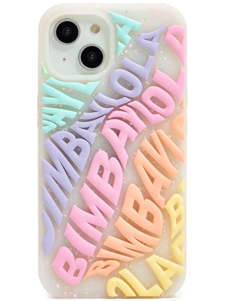 Bimba y Lola Iphone 13 logo-embossed case - White Cover