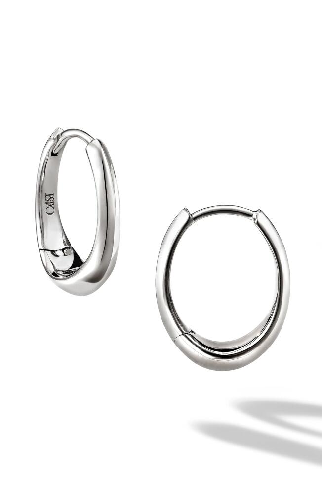 Cast The Mini Fluid Hoop Earrings in Silver Cover