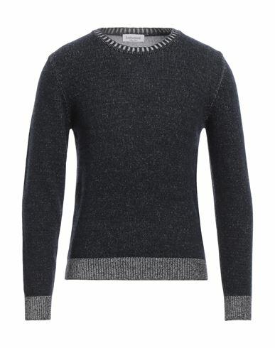 Bellwood Man Sweater Midnight blue Cotton, Wool, Cashmere Cover