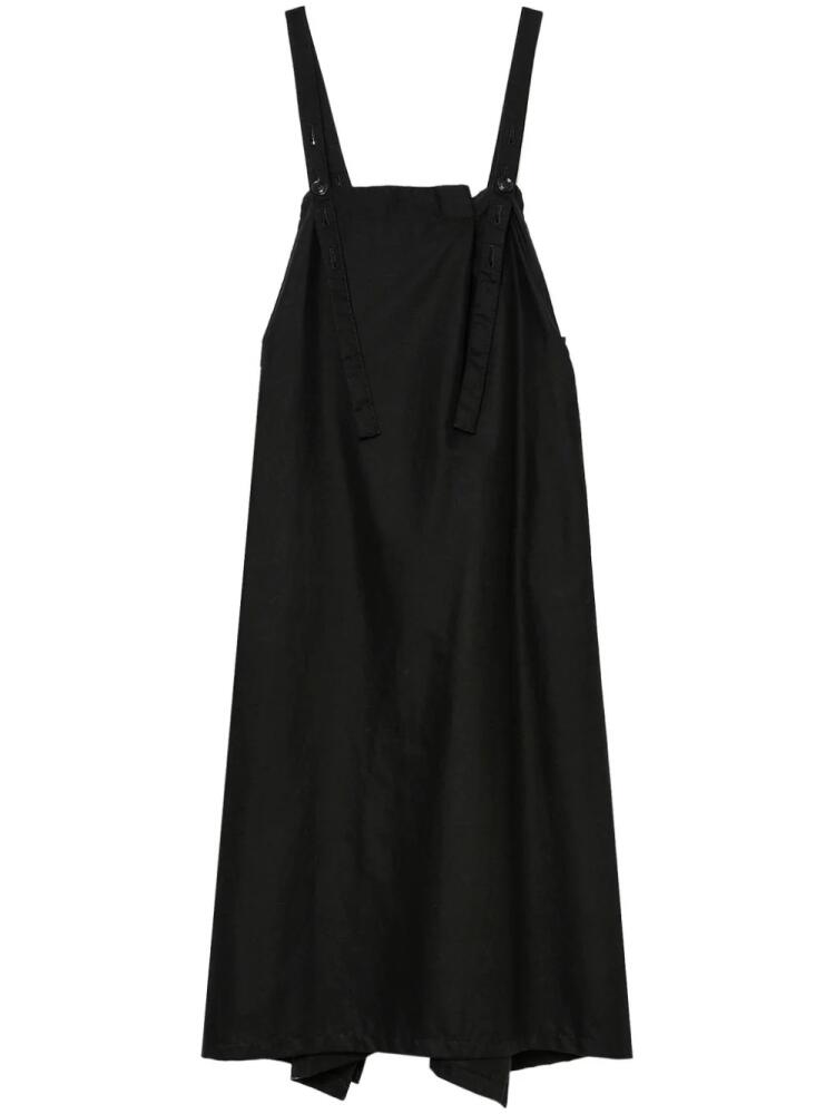 Y's sleeveless cotton midi dress - Black Cover