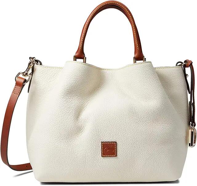 Dooney & Bourke Pebble II Barlow (White) Handbags Cover