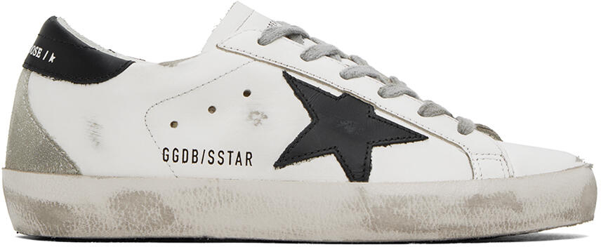 Golden Goose SSENSE Exclusive White Super-Star Sneakers Cover