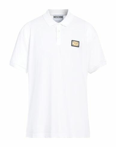 Moschino Man Polo shirt White Cotton Cover