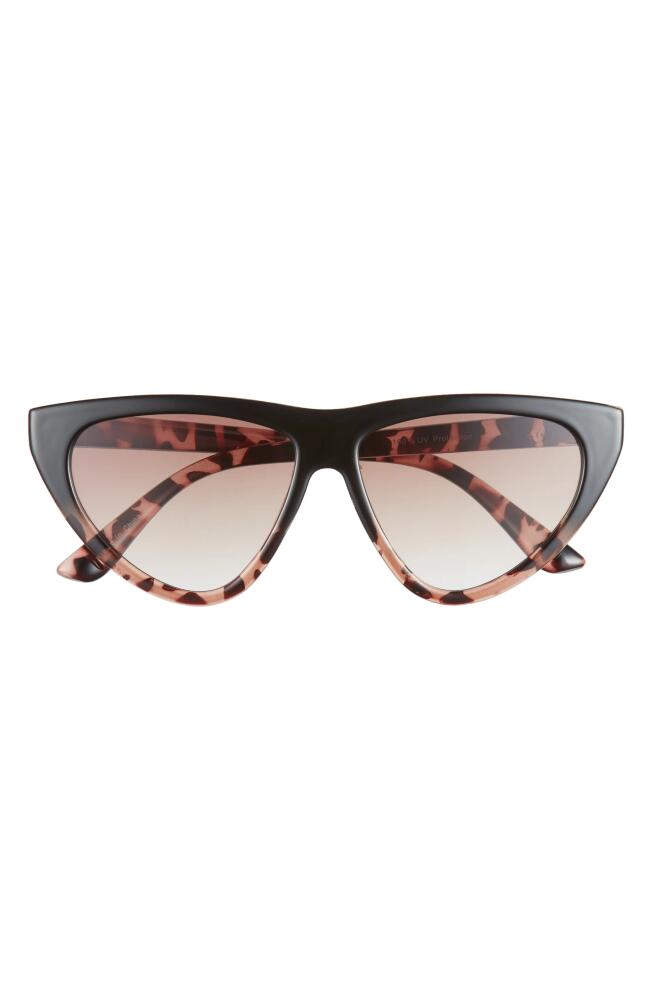 BP. 57mm Cat Eye Sunglasses in Black Tortoise Cover