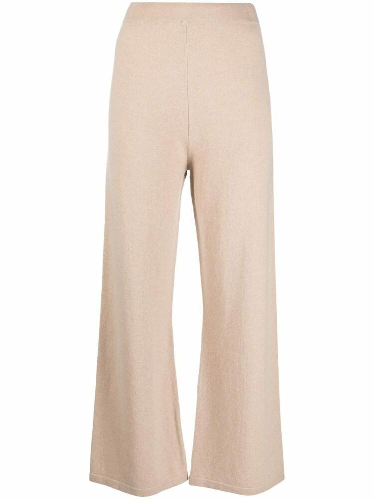 PAULA fine-knit trousers - Neutrals Cover