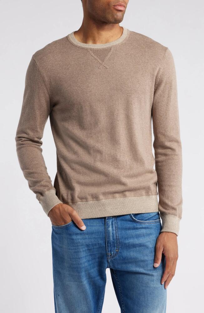 Rails Burns Cotton Blend Sweater in Mocha Heather Cover