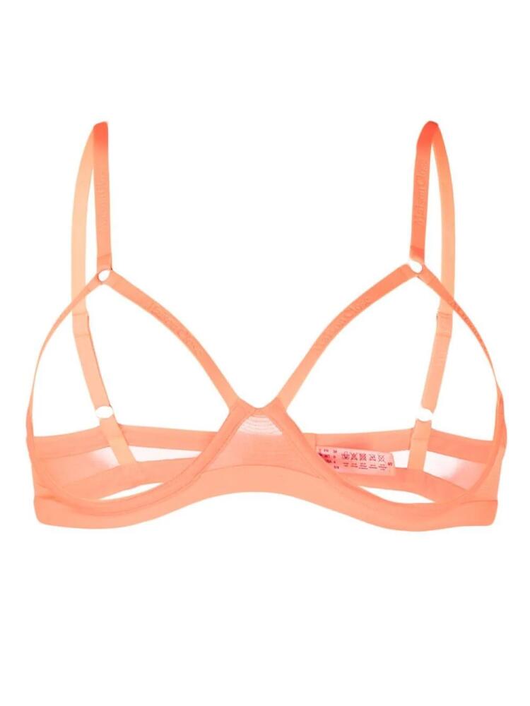 Maison Close cut-out stretch bra - Orange Cover