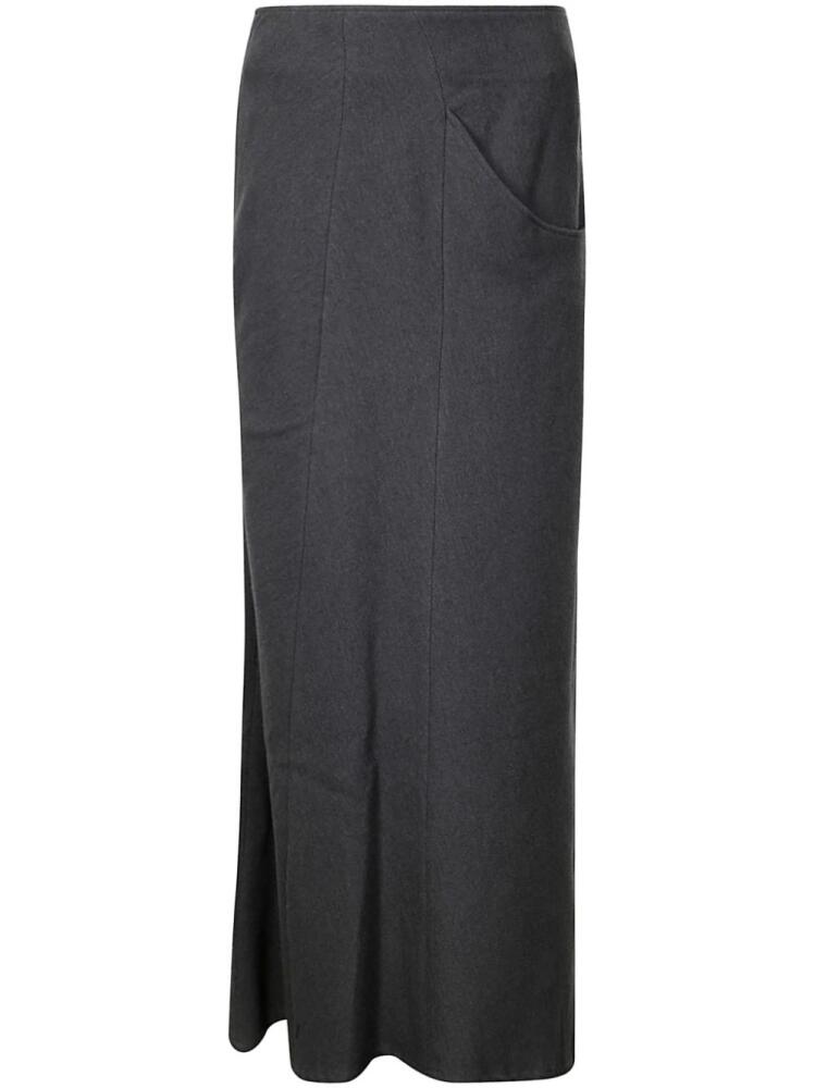 Yohji Yamamoto pocketed skirt - Grey Cover