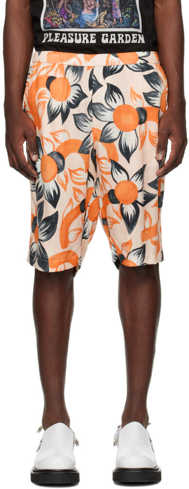 Endless Joy Orange Wildflower Pale Shorts Cover