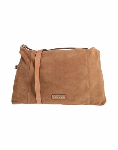 Gianni Notaro Woman Cross-body bag Khaki Soft Leather Cover