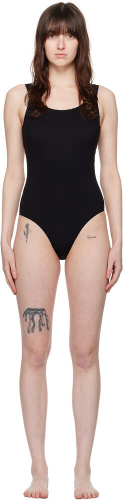 Filippa K Black Low Back Swimsuit Cover