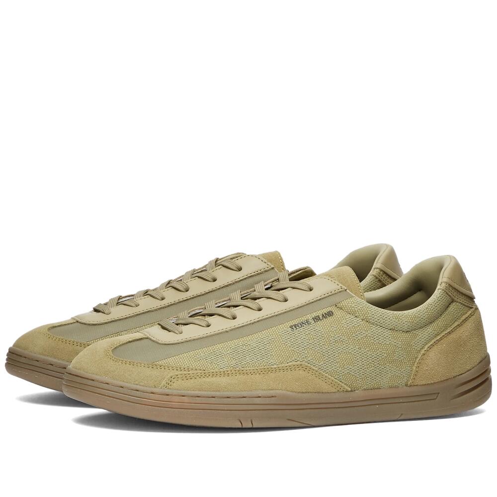 Stone Island Men's Music Sneakers in Dark Beige Cover