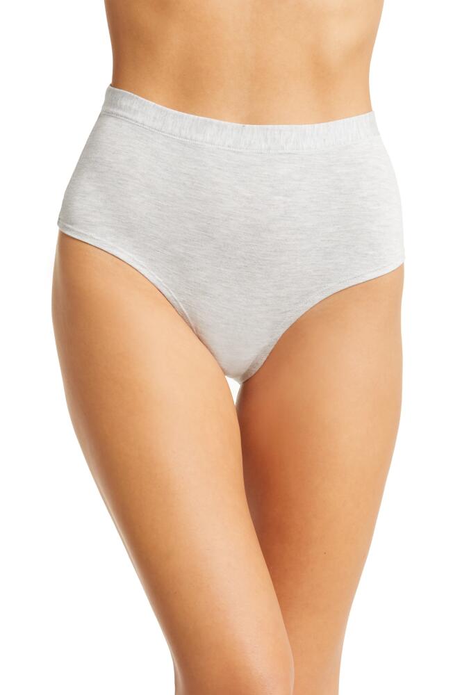 MeUndies FeelFree High Waist Briefs in Heather Grey Cover