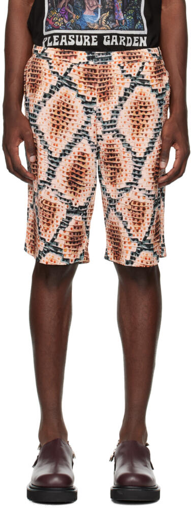 Endless Joy Tan Snake Shorts Cover