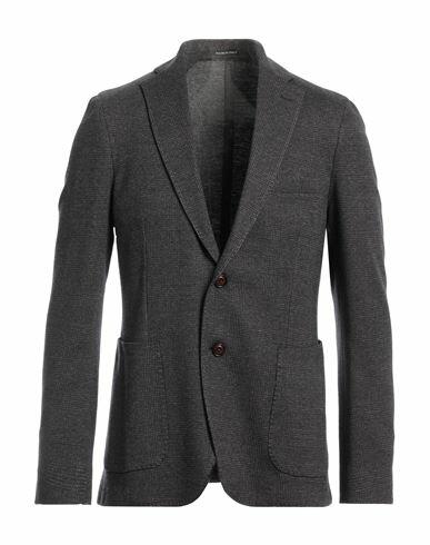 Angelo Nardelli Man Blazer Navy blue Cotton, Wool Cover