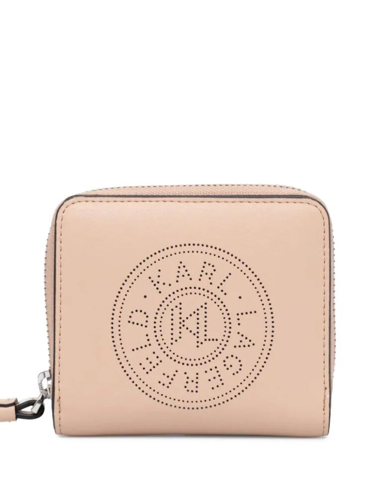 Karl Lagerfeld medium K/Circle wallet - Pink Cover