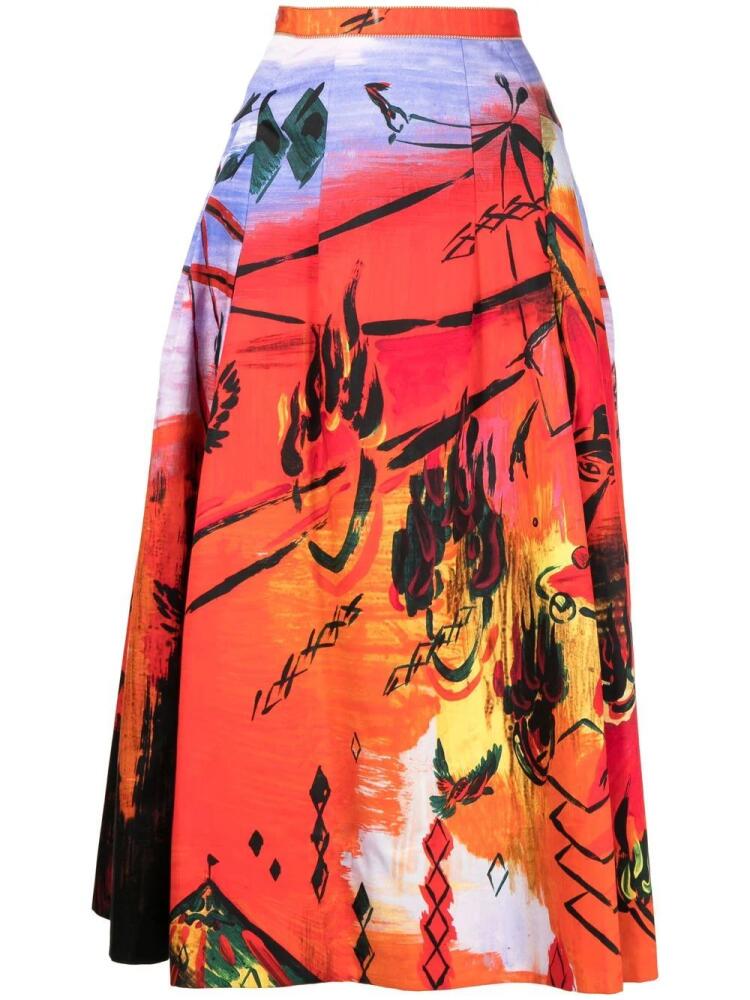 SHIATZY CHEN Circus Collection A-line skirt - Multicolour Cover