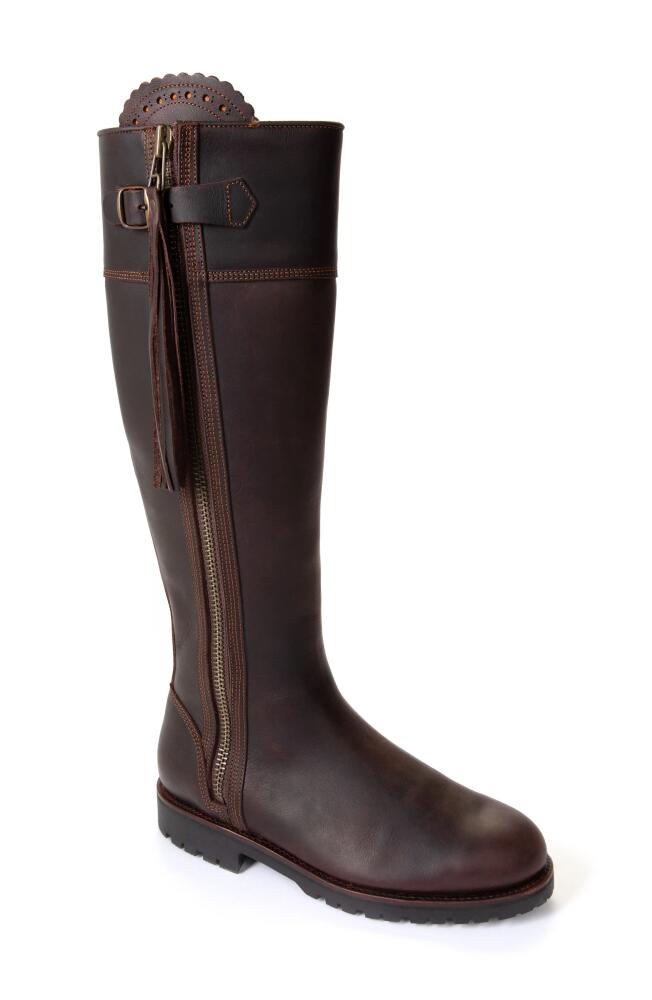 Penelope Chilvers Long Tassel Tall Boot in Conker Cover