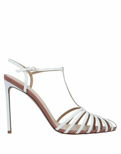 Francesco Russo Woman Sandals White Soft Leather Cover