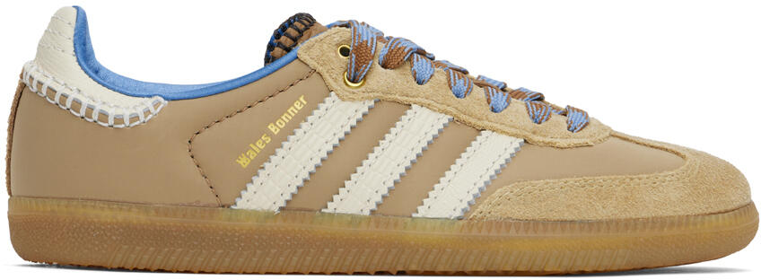 Wales Bonner Beige adidas Originals Edition Nylon Samba Sneakers Cover