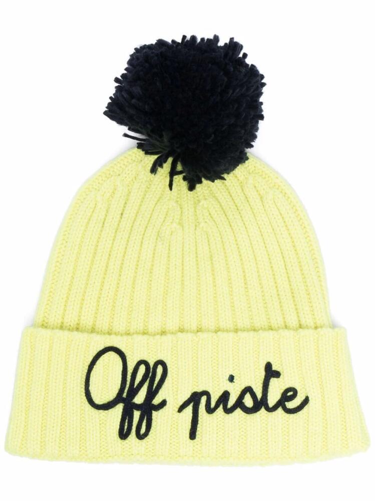 MC2 Saint Barth Wengen embroidered beanie - Yellow Cover