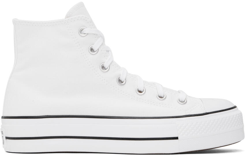 Converse White Chuck Taylor All Star Platform Sneakers Cover