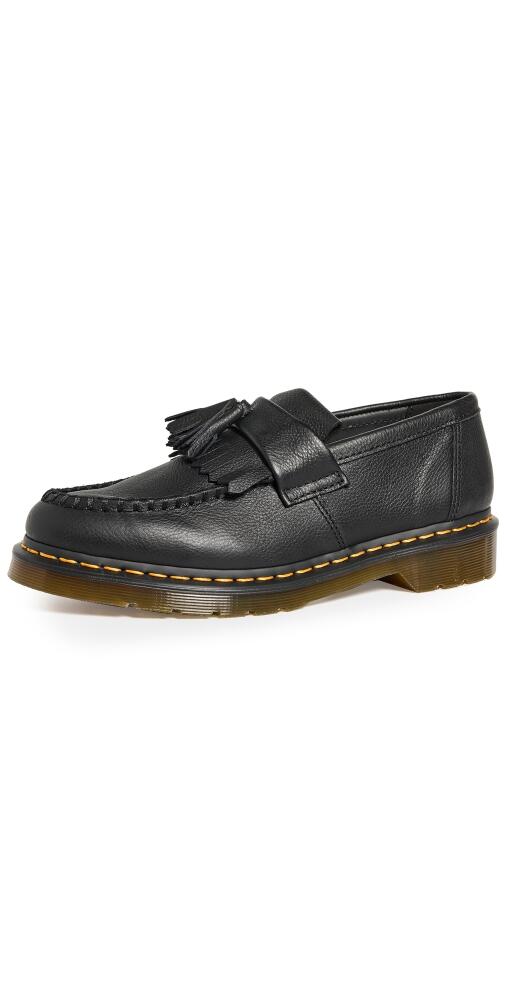 Dr. Martens Adrian Black Virginia Womens Loafers Virginia Black Cover