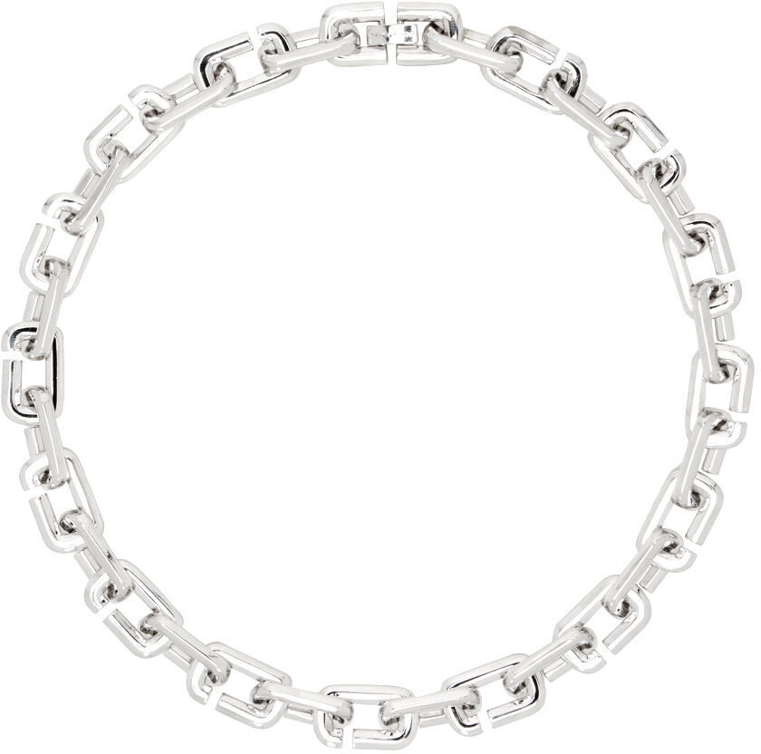 Marc Jacobs Silver 'The J Marc Chain Link' Necklace Cover