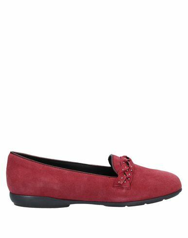 Geox Woman Loafers Brick red Goat skin Cover