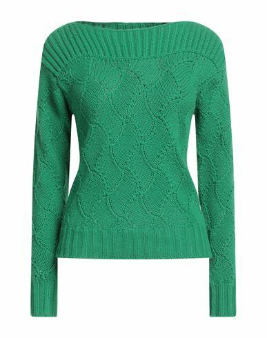 Drumohr Woman Sweater Green Cashmere Cover